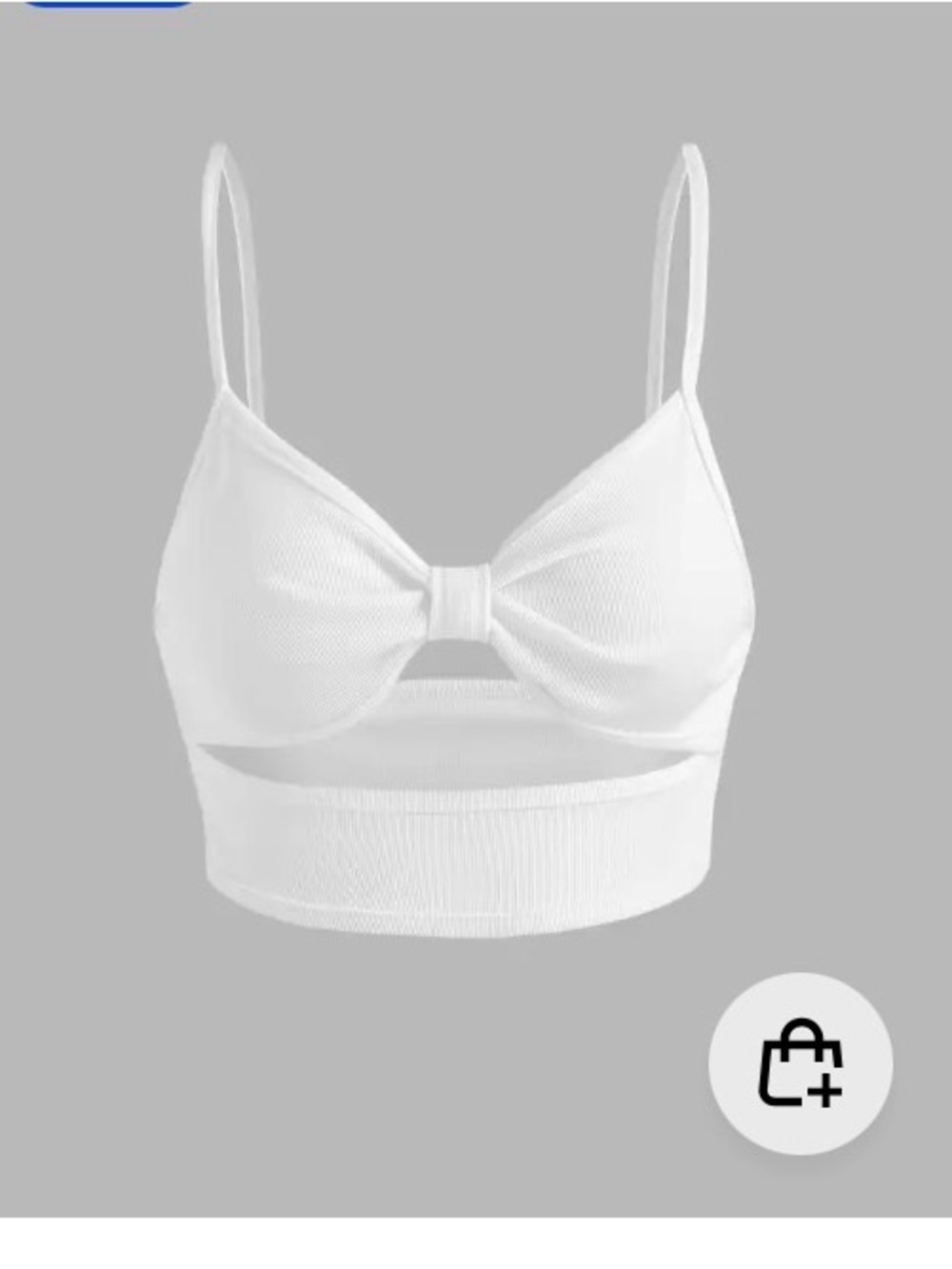 NWT Cider bow crop top coquette balletcore